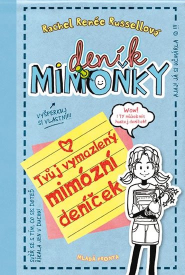 DENÍK MIMOŇKY. TVŮJ VYMAZLENÝ MIMÓZNÍ DENÍČEK