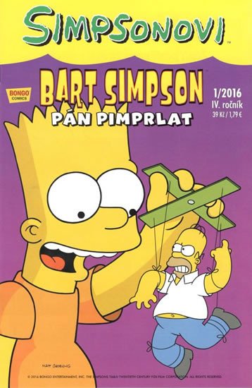 SIMPSONOVI - BART SIMPSON 1/2016 - PÁN PIMPRLAT