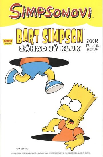 SIMPSONOVI - BART SIMPSON 2/2016 (ZÁHADNÝ KLUK)