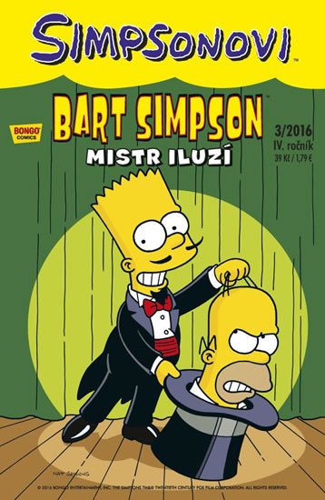 SIMPSONOVI - BART SIMPSON 3/2016 - MISTR ILUZÍ