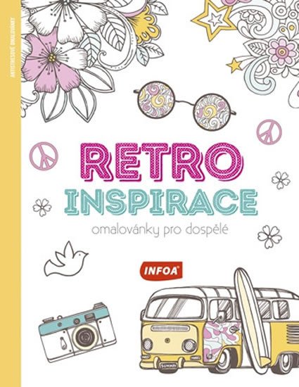 RETRO INSPRACE - OMALOVÁNKY PRO DOSPĚLÉ