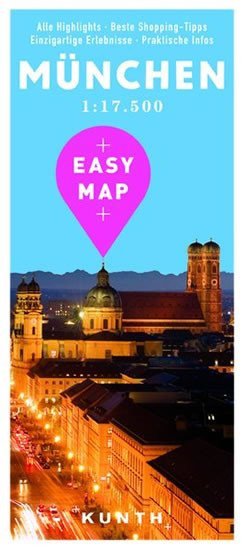 Obálka knihy MNICHOV 1:17 500 EASY MAP od autora <br>
