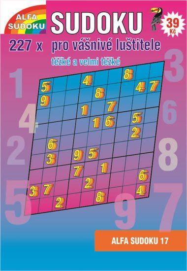 SUDOKU 17 PRO VÁŠNIVÉ LUŠTITELE