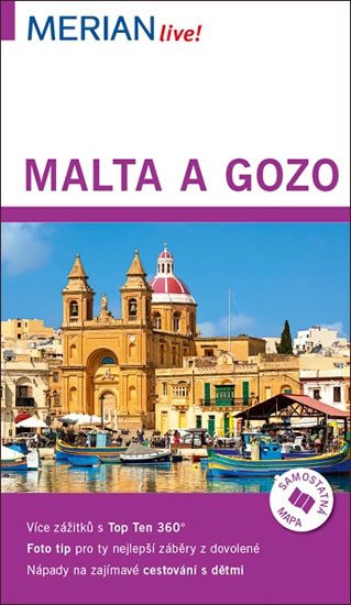 MALTA A GOZO PRŮVODCE MERIAN S MAPOU