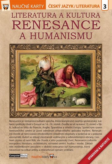 LITERATURA A KULTURA RENESANCE A HUMANISMU - NAUČNÉ KARTY