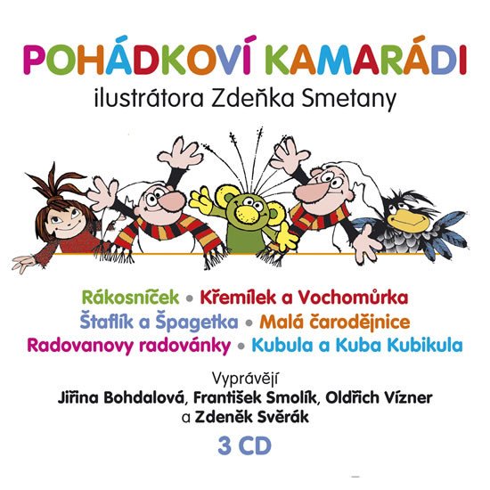 POHÁDKOVÍ KAMARÁDI AUDIO 3CD