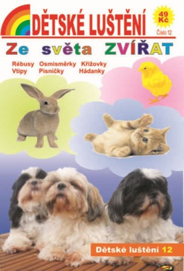 DĚTSKÉ LUŠTĚNÍ 12 ZE SVĚTA ZVÍŘAT