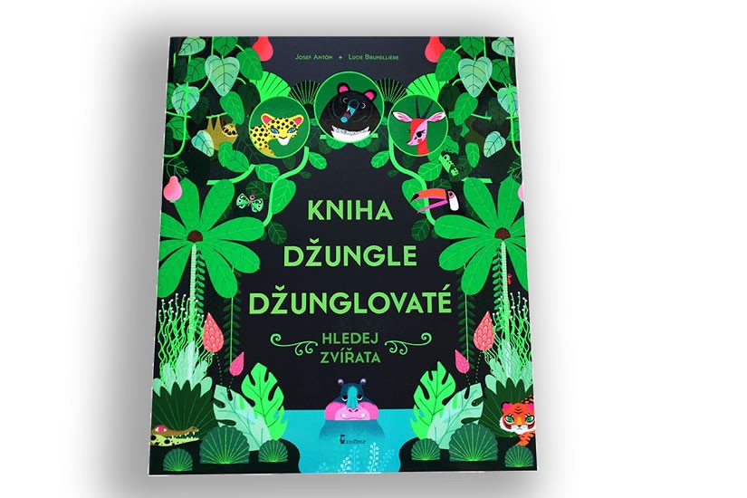 KNIHA DŽUNGLE DŽUNGLOVATÉ-HLEDEJ ZVÍŘATA