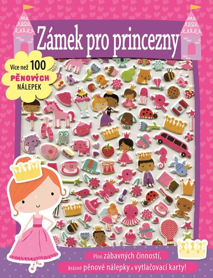 ZÁMEK PRO PRINCEZNY - VÍCE NEŽ 100 PĚNOVÝCH NÁLEPEK