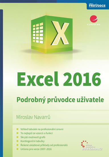 EXCEL 2016 PODROBNÝ PRŮVODCE UŽIVATELE