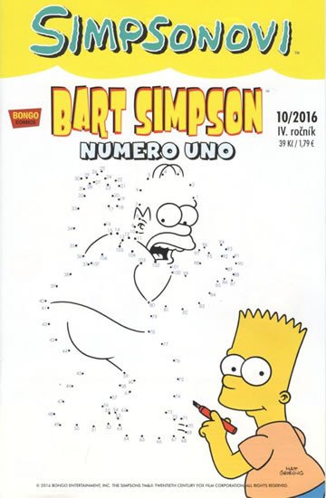 SIMPSONOVI - BART SIMPSON 10/16 (NUMERO UNO)