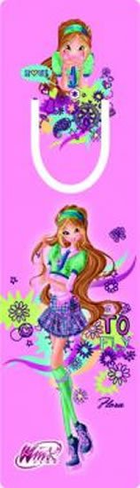 WINX CLUB FLORA - ZÁLOŽKA S PRŮSEKEM