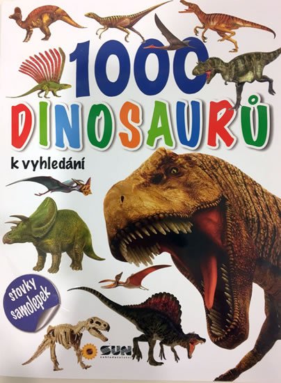 1000 DINOSAURŮ K VYHLEDÁVÁNÍ SAMOLEPKY