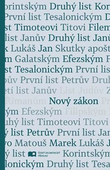 Obálka knihy NOVÝ ZÁKON (OLIVOVÁ, VELIKOST XS) od autora <br>