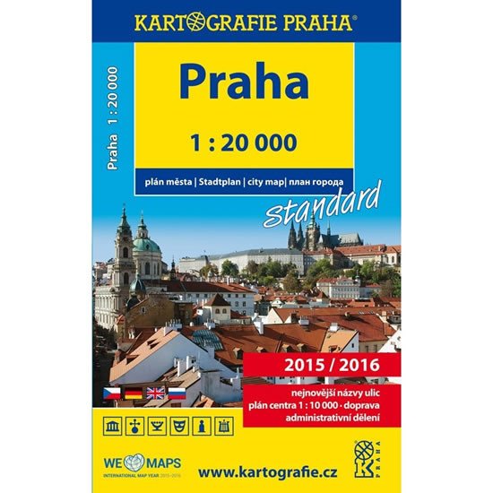 PRAHA STANDARD-PLÁN MĚSTA 2015/2016