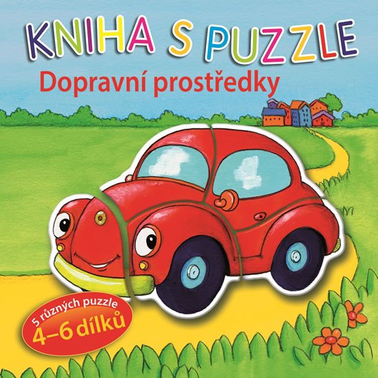 DOPRAVNÍ PROSTŘEDKY KNIHA S PUZZLE