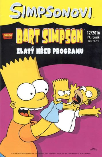 SIMPSONOVI - BART SIMPSON 12/16 (ZLATÝ HŘEB PROGRAMU)