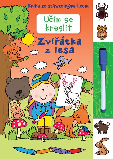 UČÍM SE KRESLIT - ZVÍŘÁTKA Z LESA