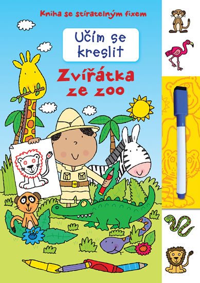 UČÍM SE KRESLIT - ZVÍŘÁTKA ZE ZOO