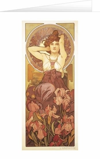 BLAHOPŘÁNÍ ALFONS MUCHA AMETHYST