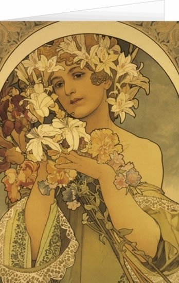 BLAHOPŘÁNÍ ALFONS MUCHA FLOWER