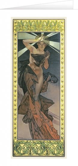 PŘÁNÍ ALFONS MUCHA MORNING STAR