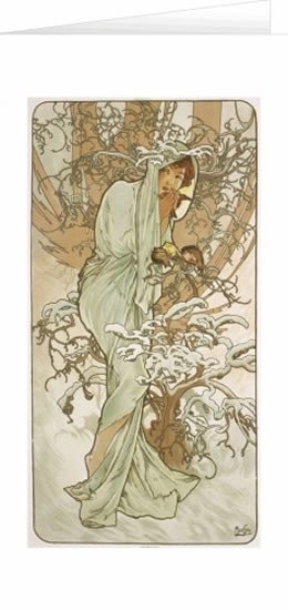 BLAHOPŘÁNÍ ALFONS MUCHA WINTER