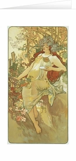 BLAHOPŘÁNÍ ALFONS MUCHA AUTUMN