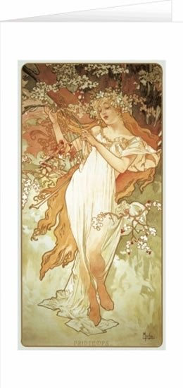 BLAHOPŘÁNÍ ALFONS MUCHA SPRING