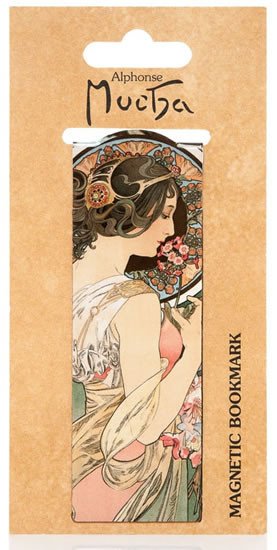 MAGNETICKÁ ZÁLOŽKA ALFONS MUCHA - PRIMROSE