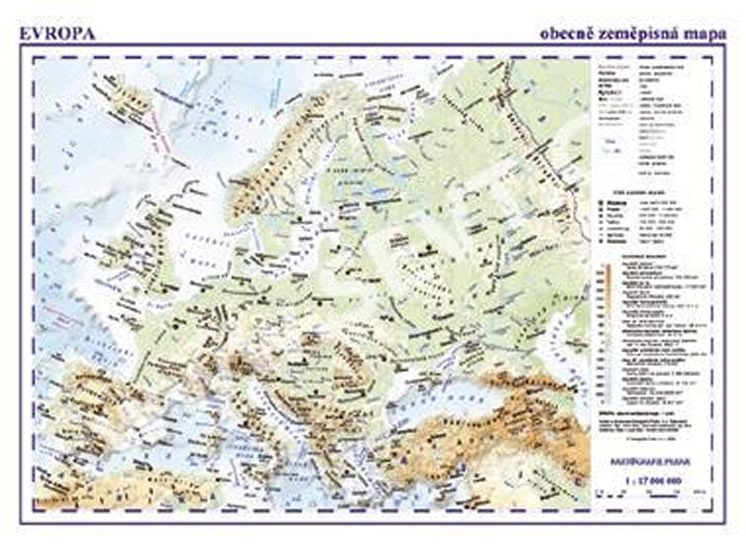 EVROPA-POLITICKÁ MAPA A3