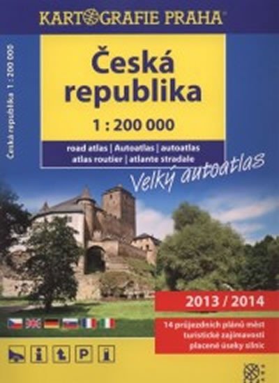 ČESKO AUTOATLAS 1:200 000