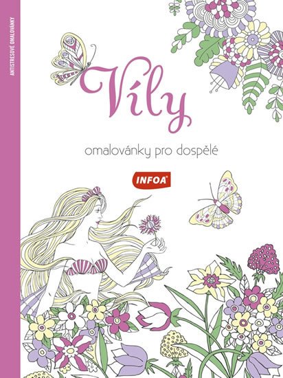 VÍLY - OMALOVÁNKY PRO DOSPĚLÉ