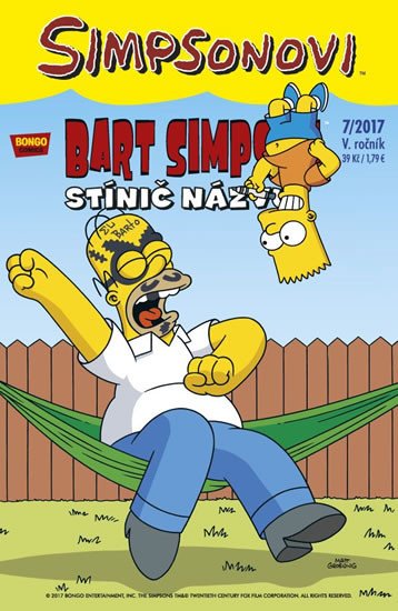 SIMPSONOVI - BART SIMPSON 7/17 (STÍNIČ NÁZVU)