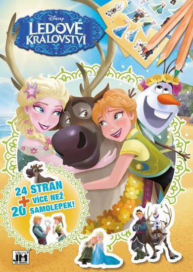 LEDOVÉ KRÁLOVSTVÍ 24 STRAN + VÍCE NEŽ 20 SAMOLEPEK