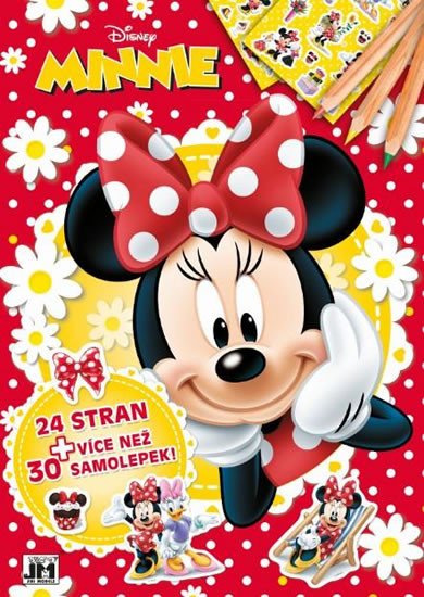 MINNIE 24 STRAN + VÍCE NEŽ 30 SAMOLEPEK