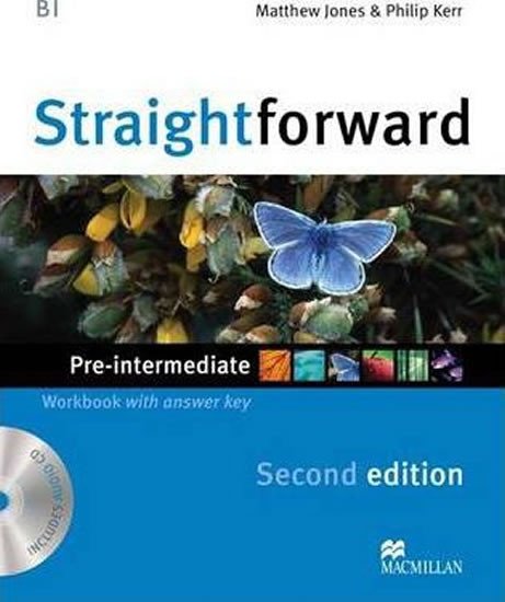 STRAIGHTFORWARD 2ND PRE-INTERMEDIATE WORKBOOK WITH KEY +CD