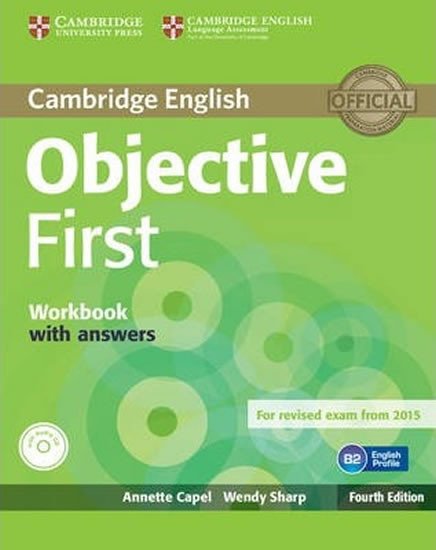 OBJECTIVE FIRST WORKBOOK WITH ANSWERS  +CD (2015 EXAM)