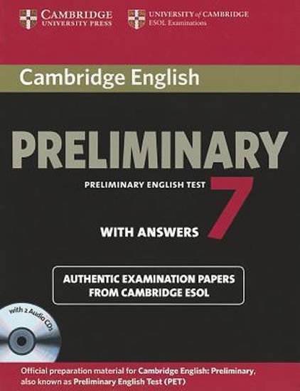 PET - PRELIMANARY ENGLISH TEST 7 WITH ANSWERS +CD