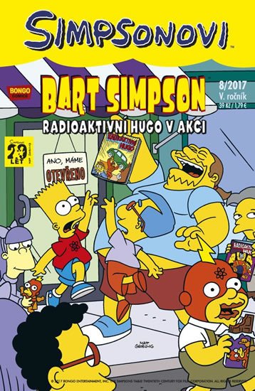 SIMPSONOVI - BART SIMPSON 8/2017 (RADIOAKTIVNÍ HUGO)