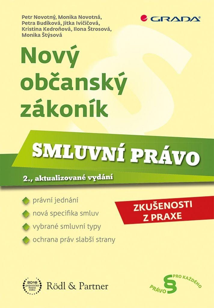 NOVÝ OBČANSKÝ ZÁKONÍK - SMLUVNÍ PRÁVO [2., AKTUAL. VYDÁNÍ]