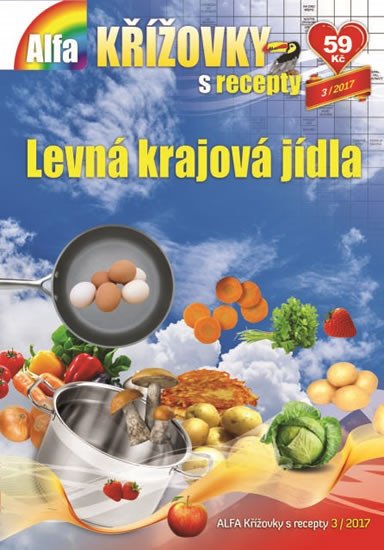 KŘÍŽOVKY S RECEPTY - LEVNÁ KRAJOVÁ JÍDLA