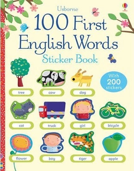 100 FIRST ENGLISH WORDS STIKER BOOK