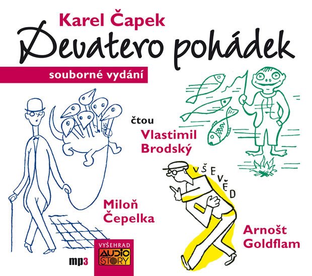 CD DEVATERO POHÁDEK - KOMPLET - ČTOU BRODSKÝ, GOLDFLAM,