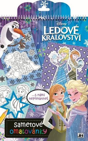 LEDOVÉ KRÁLOVSTVÍ - SAMETOVÉ OMALOVÁNKY