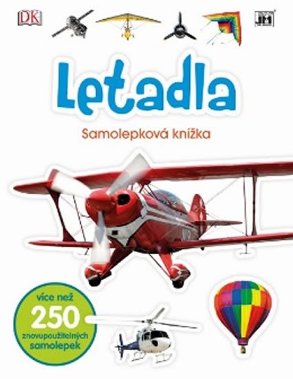 LETADLA - SAMOLEPKOVÁ KNÍŽKA