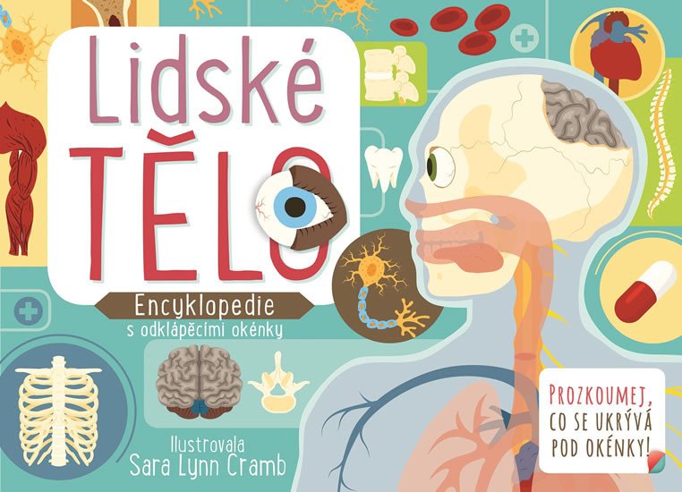 LIDSKÉ TĚLO - ENCYKLOPEDIE S ODKLÁPĚCÍMI OKÉNKY