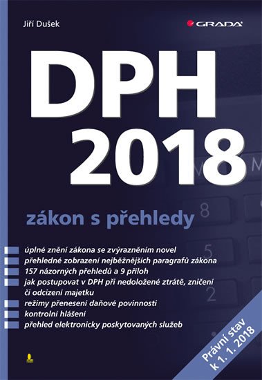 DPH 2018 ZÁKON S PŘEHLEDY