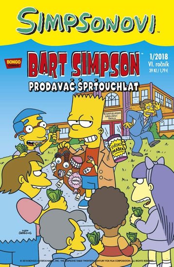 SIMPSONOVI - BART SIMPSON 1/18 (PRODAVAČ ŠPŤOUCHLAT)