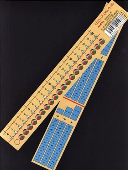 ČÍSELNÁ OSA 0-20 (POPISOVATELNÁ LAMINO)